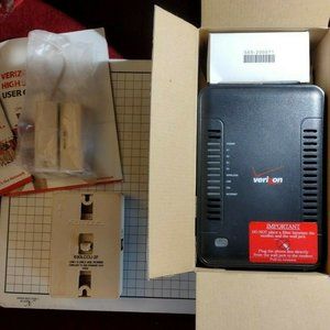 VERIZON Westell A90-750015-07 ADSL2 Wireless Modem/Router + Power Supply + Extra